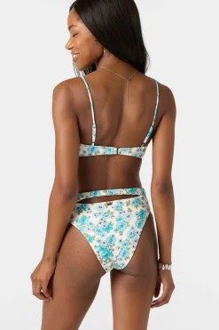 Bikini Bottoms^O'Neill Coastal Floral Maxwell Cheeky Bottoms - | blue mist