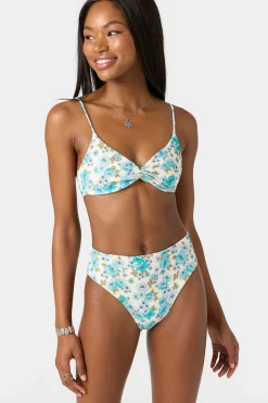 Bikini Bottoms^O'Neill Coastal Floral Maxwell Cheeky Bottoms - | blue mist