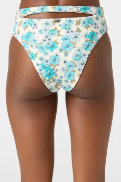 Bikini Bottoms^O'Neill Coastal Floral Maxwell Cheeky Bottoms - | blue mist