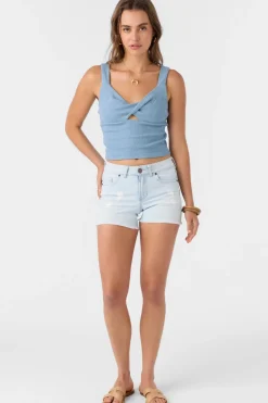 Bottoms^O'Neill Cody Denim Shorts - | light indigo bleach