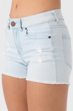 Bottoms^O'Neill Cody Denim Shorts - | light indigo bleach