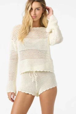 Sweaters, Hoodies & Fleece|Swim Cover-Ups^O'Neill Consuelo Long Sleeve Sweater - | winter white