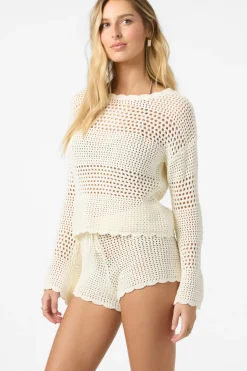 Sweaters, Hoodies & Fleece|Swim Cover-Ups^O'Neill Consuelo Long Sleeve Sweater - | winter white
