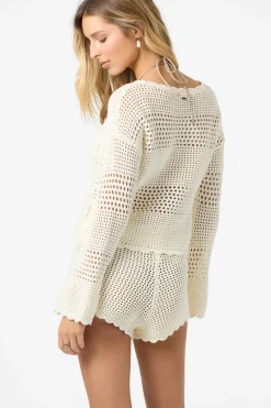 Sweaters, Hoodies & Fleece|Swim Cover-Ups^O'Neill Consuelo Long Sleeve Sweater - | winter white