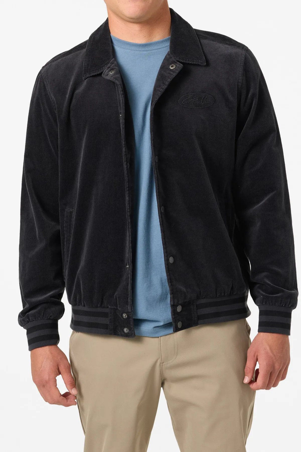 Jackets^O'Neill Cowell Cord Bomber Varsity Jacket - | phantom