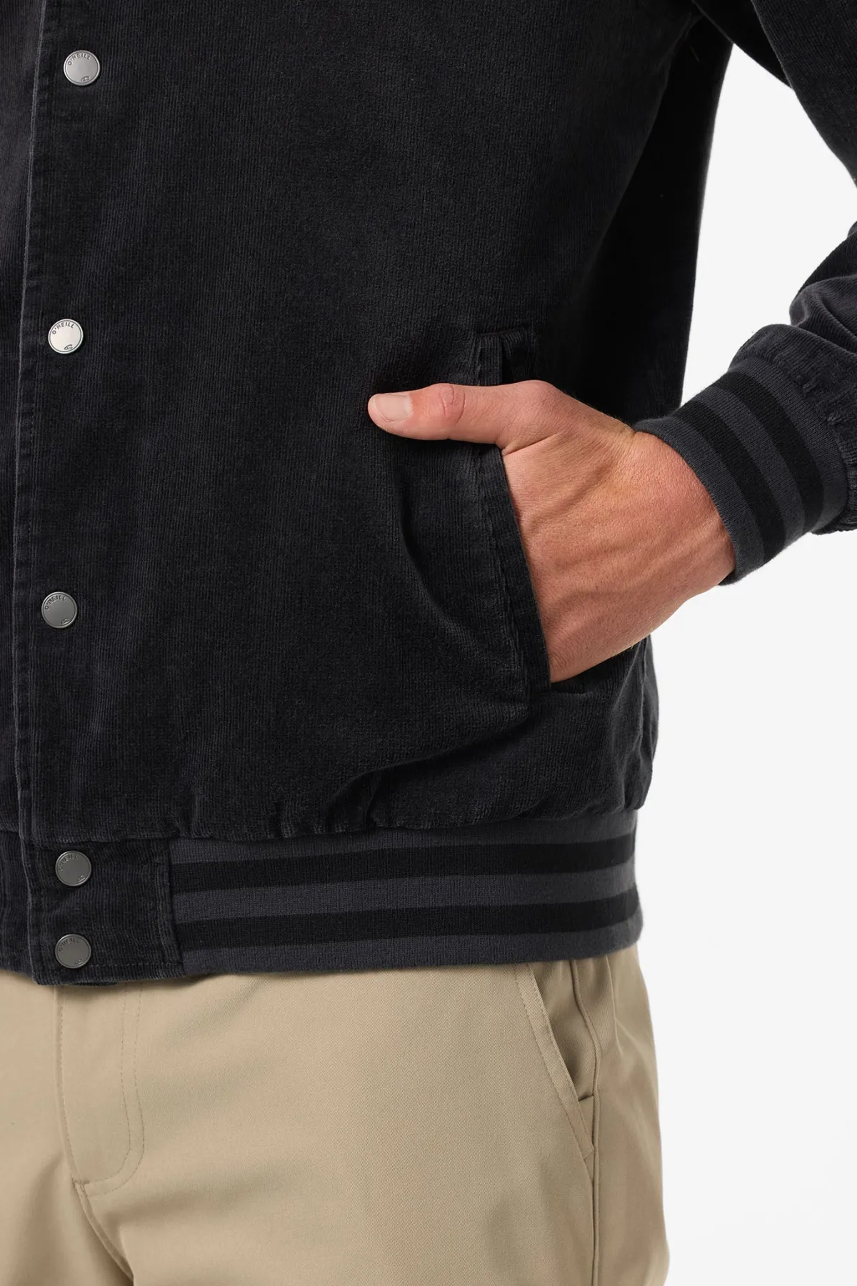 Jackets^O'Neill Cowell Cord Bomber Varsity Jacket - | phantom