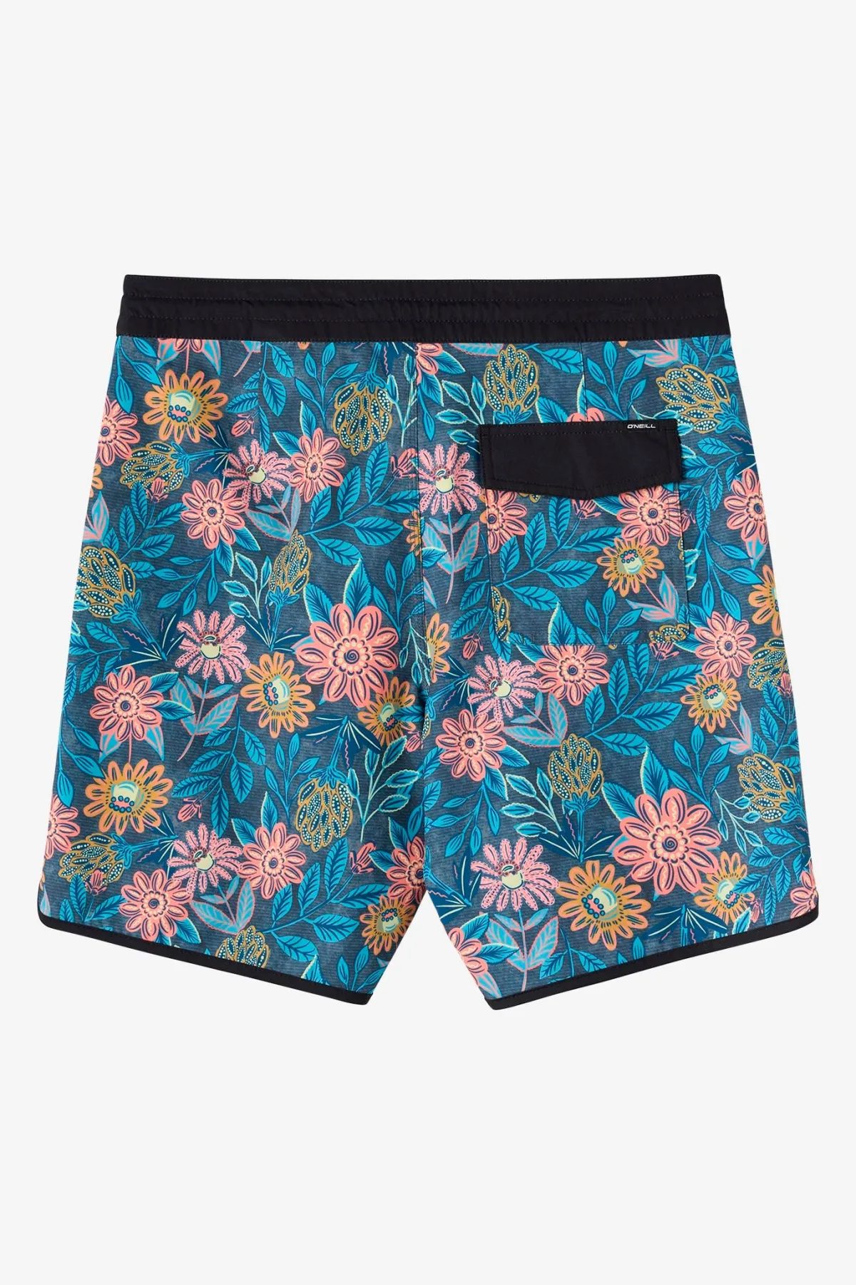 Mid Length^O'Neill Cruzer Scallop 18" Boardshorts - | multi clr