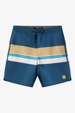 Mid Length^O'Neill Cruzer Stripe Scallop 18" Boardshorts - | midnight navy 2