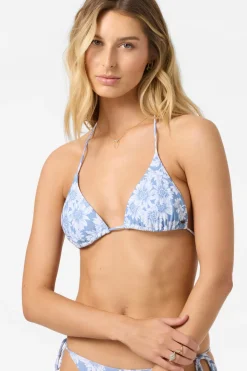 Bikini Tops^O'Neill Daisies Venice Triangle Top - | faden denim
