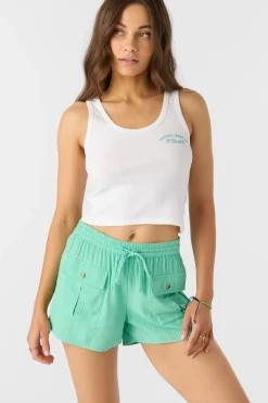 Bottoms^O'Neill Darla Beach Shorts - | jade cream