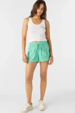 Bottoms^O'Neill Darla Beach Shorts - | jade cream
