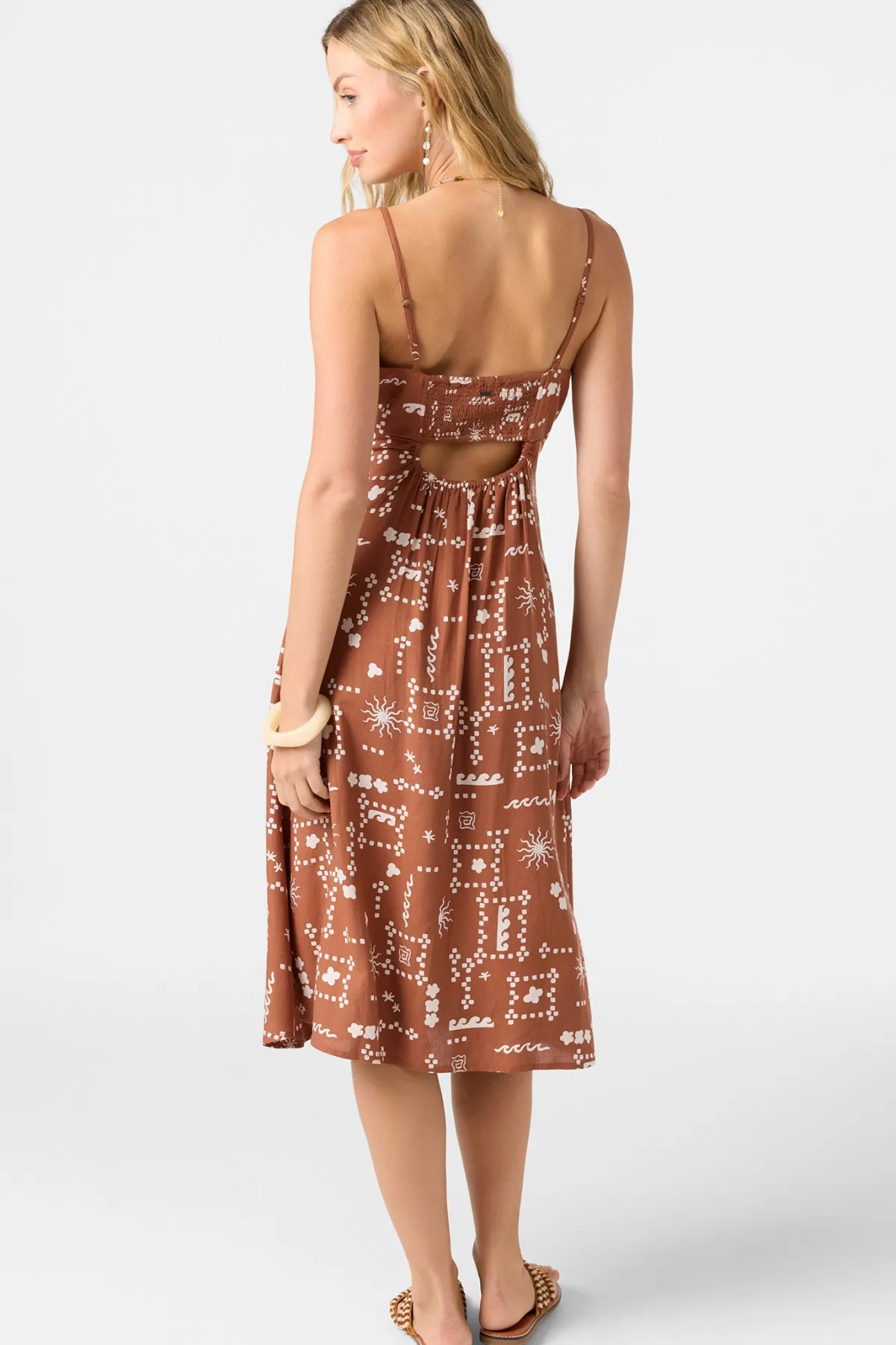 Dresses^O'Neill Darleen Midi Dress - | rustic brown