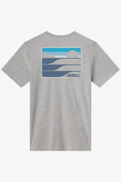 Tees & Tanks^O'Neill Dawn Classic Tee Standard Fit Tee - | heather grey