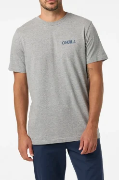 Tees & Tanks^O'Neill Dawn Classic Tee Standard Fit Tee - | heather grey