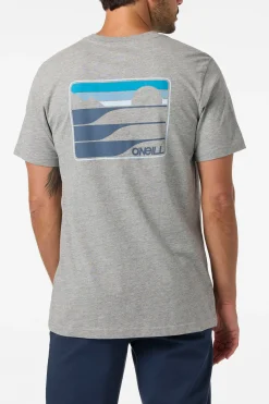 Tees & Tanks^O'Neill Dawn Classic Tee Standard Fit Tee - | heather grey