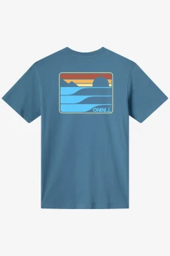 Tees & Tanks^O'Neill Dawn Classic Tee Standard Fit Tee - | blue fusion