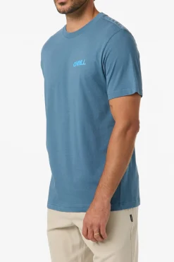 Tees & Tanks^O'Neill Dawn Classic Tee Standard Fit Tee - | blue fusion