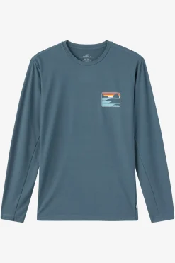 New Arrivals^O'Neill Dawn UPF Long Sleeve Tee Standard Fit Long Sleeve Tee dark slate