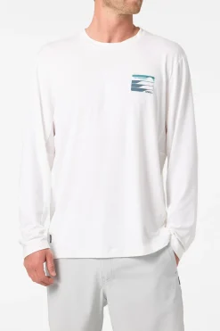 New Arrivals|Tees & Tanks^O'Neill Dawn Upf Ls Tee Standard Fit Long Sleeve Tee - | white