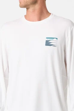 New Arrivals|Tees & Tanks^O'Neill Dawn Upf Ls Tee Standard Fit Long Sleeve Tee - | white