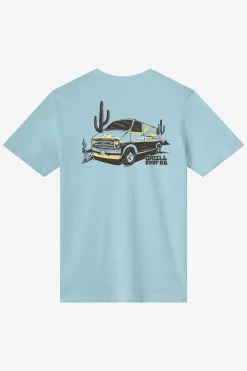 New Arrivals^O'Neill De La Cruzer Classic Tee stone blue