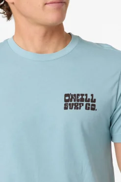 Tees & Tanks^O'Neill De La Cruzer Classic Tee Standard Fit Tee - | stone blue