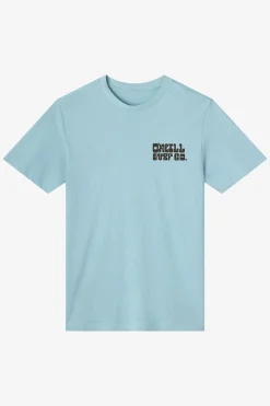 Tees & Tanks^O'Neill De La Cruzer Classic Tee Standard Fit Tee - | stone blue