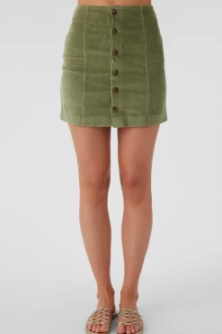 Bottoms^O'Neill Delilah Short Skirts - | oil green