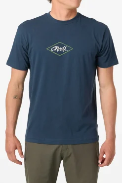 Tees & Tanks^O'Neill Diamond Standard Fit Tee - | new navy