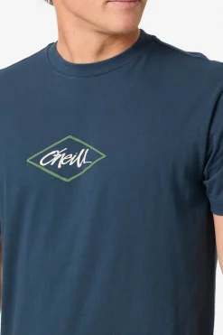 Tees & Tanks^O'Neill Diamond Standard Fit Tee - | new navy