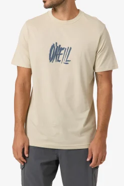 Tees & Tanks^O'Neill Distract Classic Tee Standard Fit Tee - | lt khaki