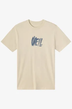 Tees & Tanks^O'Neill Distract Classic Tee Standard Fit Tee - | lt khaki