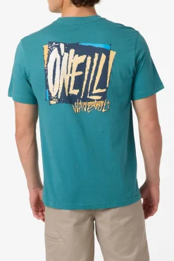 Tees & Tanks^O'Neill Distract Classic Tee Standard Fit Tee - | hydro