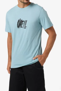 New Arrivals|Tees & Tanks^O'Neill Distract Classic Tee Standard Fit Tee - | stone blue