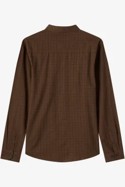Shirts & Flannels^O'Neill Dodgy Ls Shirt Standard Fit Long Sleeve Shirt - | turkish coffee