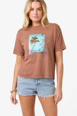 Graphic Tees & Tanks|New Arrivals^O'Neill Doodles Easy Tee carob brown