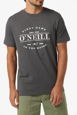 New Arrivals^O'Neill East Cliff Classic Tee dark shadow