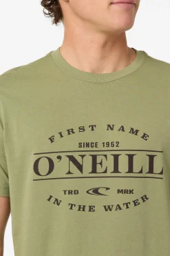 New Arrivals|Tees & Tanks^O'Neill East Cliff Classic Tee Standard Fit Tee - | oil green