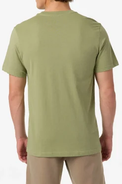 New Arrivals|Tees & Tanks^O'Neill East Cliff Classic Tee Standard Fit Tee - | oil green