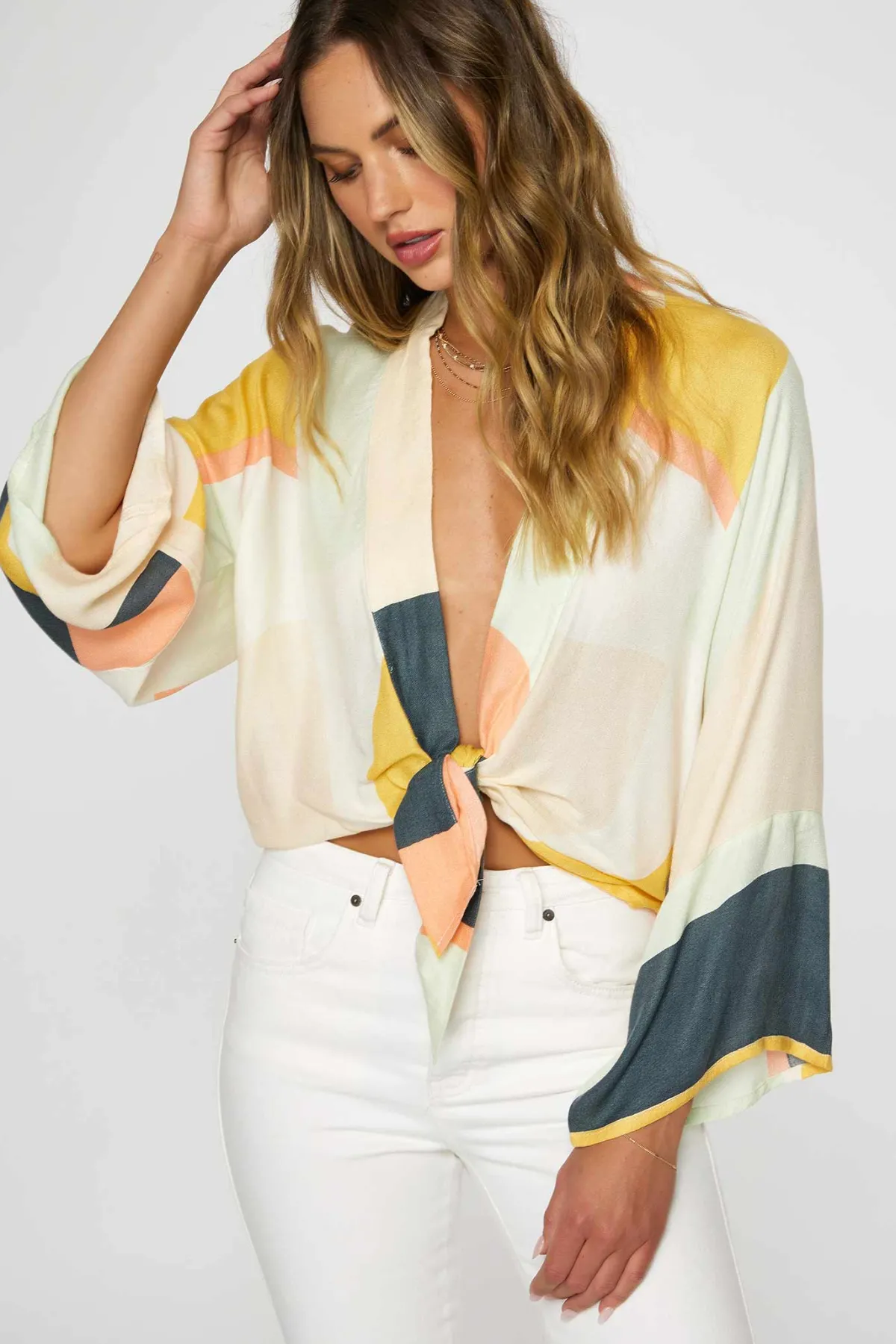 Tops|Swim Cover-Ups^O'Neill Emerie Kimono Top - | multi clr