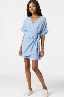 Dresses^O'Neill Emilee Mini Dress faded denim