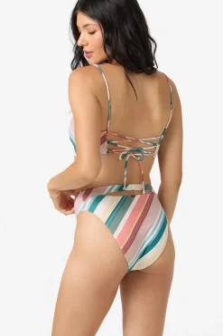 Bikini Bottoms^O'Neill Equator Stripe Max Full Bottoms - Multi Clr |