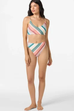 Bikini Bottoms^O'Neill Equator Stripe Max Full Bottoms - Multi Clr |