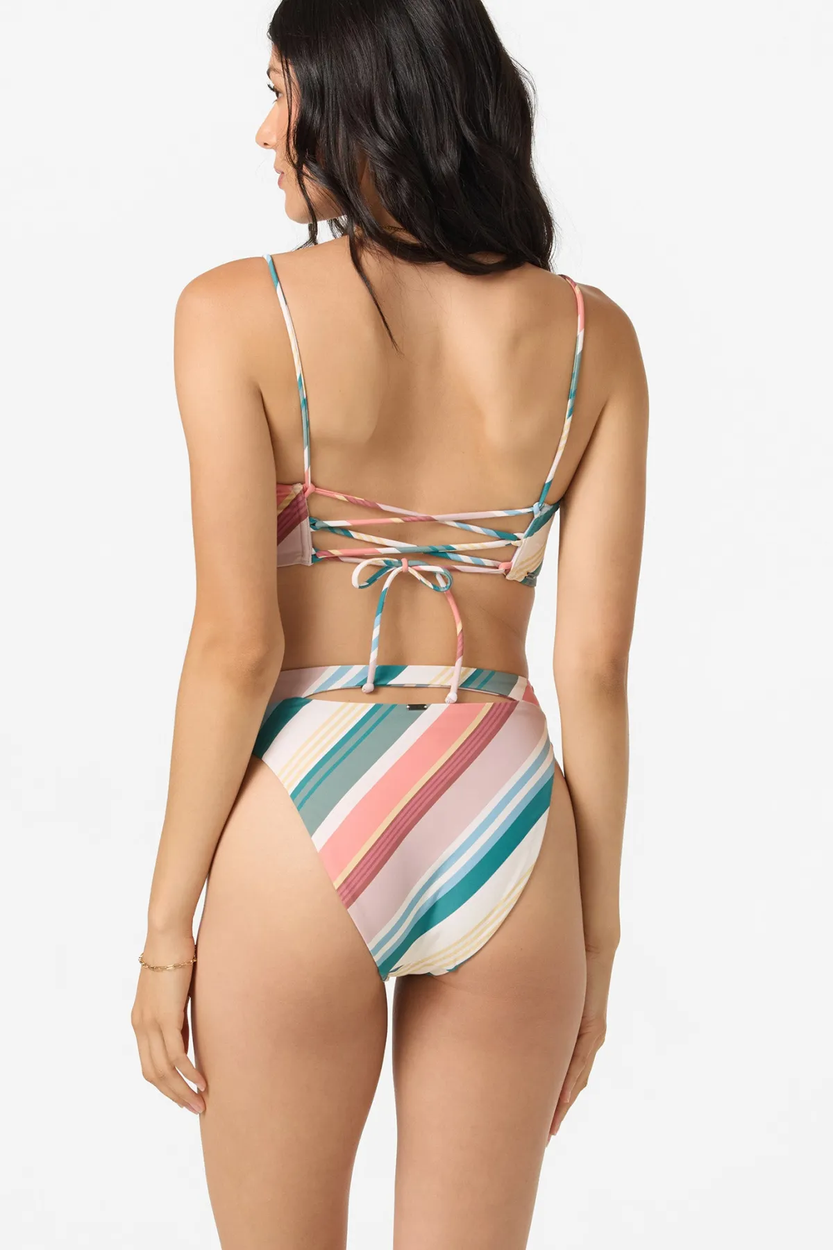 Bikini Bottoms^O'Neill Equator Stripe Max Full Bottoms - Multi Clr |