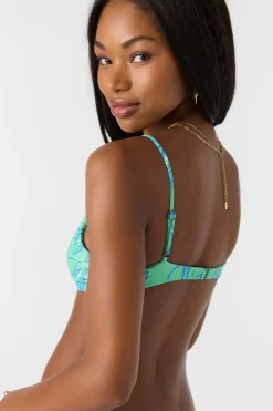 Bikini Tops^O'Neill Faren Pismo Bralette Top - | jade cream