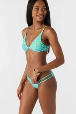Bikini Tops^O'Neill Faren Pismo Bralette Top - | jade cream