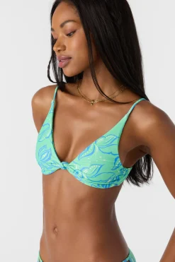 Bikini Tops^O'Neill Faren Pismo Bralette Top - | jade cream