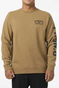 Hoodies & Fleece^O'Neill Fifty Two Cliffs Crew Crew Neck Fleece - | dark khaki