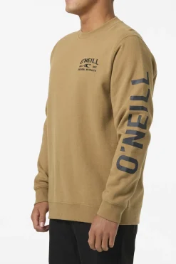 Hoodies & Fleece^O'Neill Fifty Two Cliffs Crew Crew Neck Fleece - | dark khaki