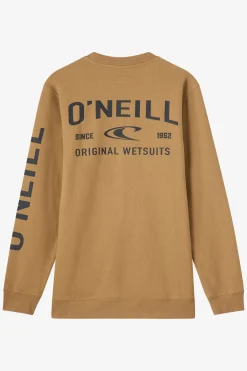 Hoodies & Fleece^O'Neill Fifty Two Cliffs Crew Crew Neck Fleece - | dark khaki